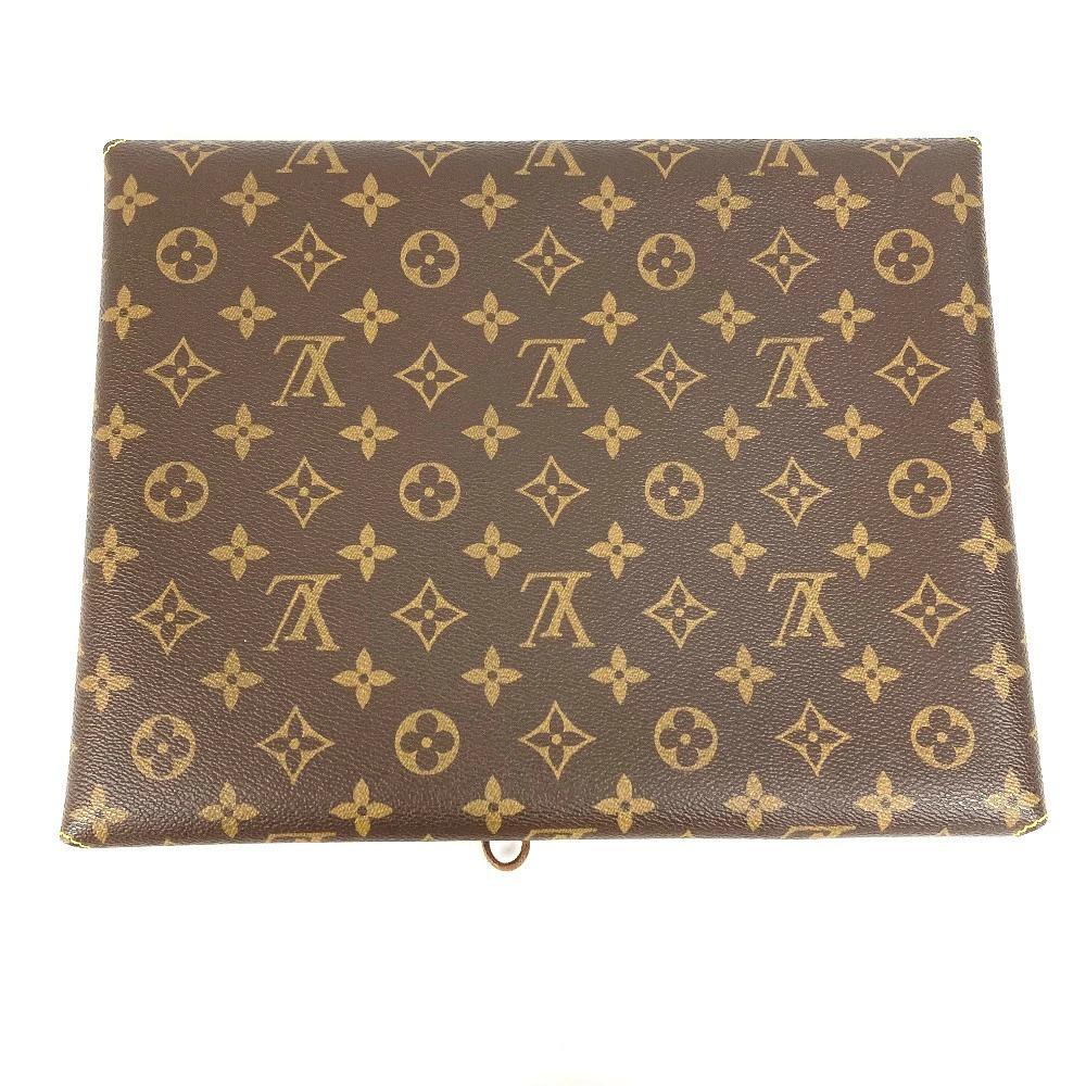 Louis Vuitton Brown Logo Bag Clutch Shoulder Monogram Canvas